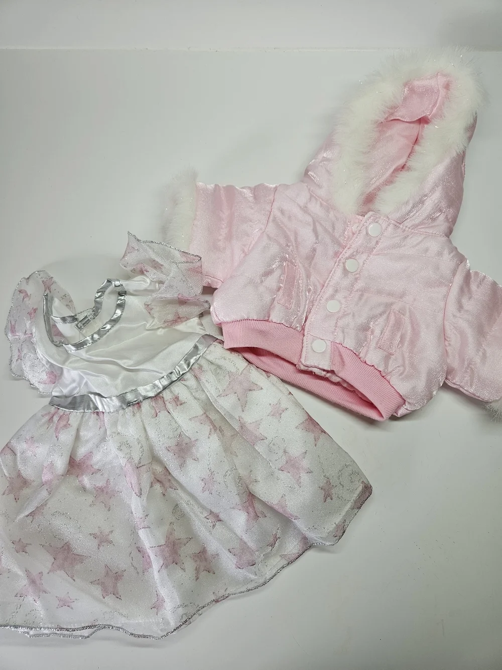 Large Build-a-Bear BAB Girl Clothing Lot Princess Fairy Coat Tracksuit Dress